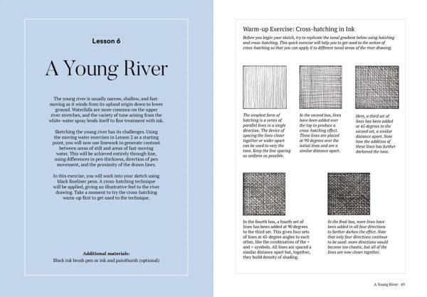 How to Draw a River: From the Source to the Sea: A Step-by-Step Course for the Nature Artist