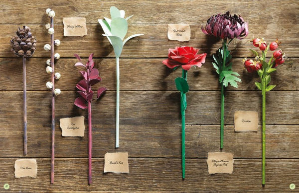 The Bouquet in a Book: Winter: Pre-punched pages to press out and make