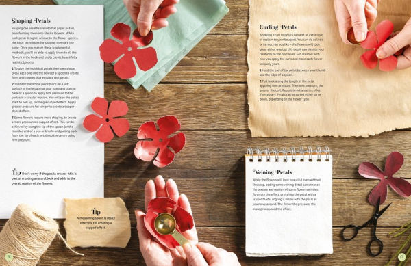 The Bouquet in a Book: Winter: Pre-punched pages to press out and make