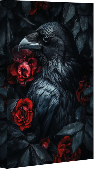 Raven and Roses