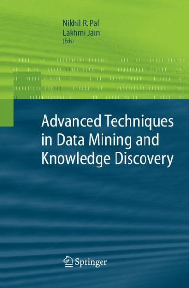 Advanced Techniques in Knowledge Discovery and Data Mining