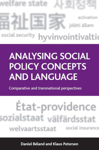 Analysing Social Policy Concepts and Language: Comparative Transnational Perspectives