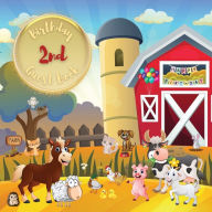 Title: 2nd Birthday Guest Book Farmyard Friends: Fabulous For Your Birthday Party - Keepsake of Family and Friends Treasured Messages and Photos, Author: Sticky Lolly