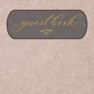 Title: Guest Book Cream Leather Pattern: Classic Guest Book Organizer Perfect for Your B&B, Hotel, Club, Birthday, Wedding, Special Party or Event, Author: Sticky Lolly