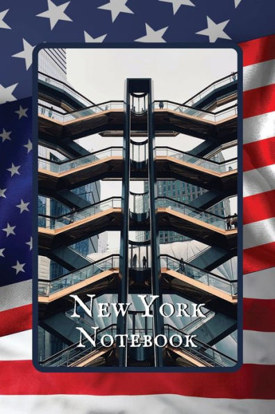 New York Notebook Vessel: A Simple Lined New York Themed Notebook