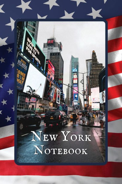 New York Notebook Broadway: A Simple Lined New York Themed Notebook