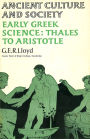 Early Greek Science: Thales to Aristotle
