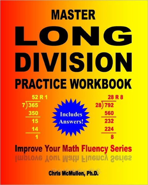 Master Long Division Practice Workbook: Improve Your Math Fluency Series