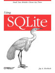 Alternative view 1 of Using SQLite: Small. Fast. Reliable. Choose Any Three.