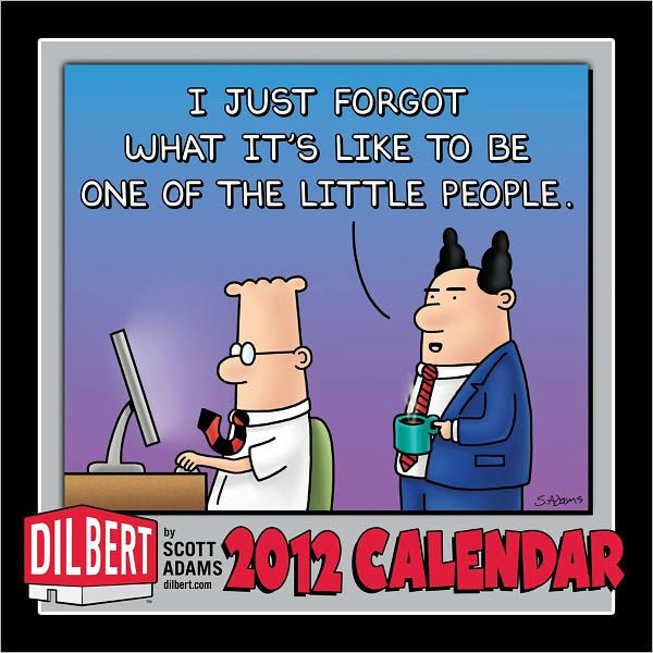 2012 Dilbert Weekly Planner Calendar by Scott Adams, Calendar (Desk ...