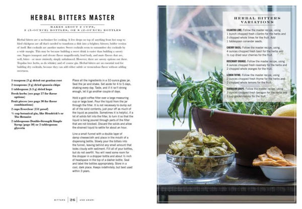 Bitterman's Field Guide to Bitters & Amari: 500 Bitters; 50 Amari; 123 Recipes for Cocktails, Food & Homemade Bitters