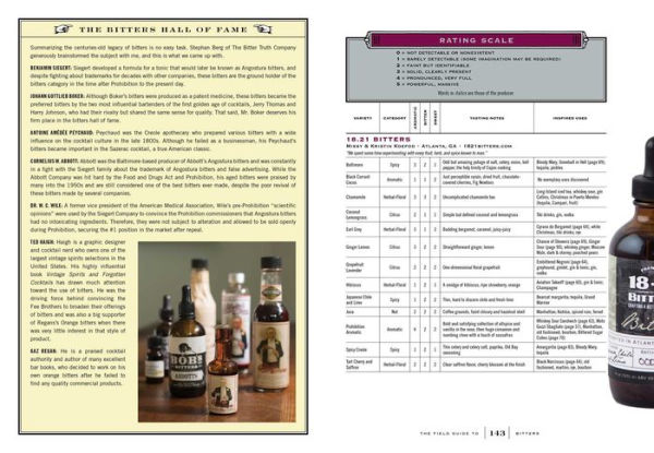 Bitterman's Field Guide to Bitters & Amari: 500 Bitters; 50 Amari; 123 Recipes for Cocktails, Food & Homemade Bitters