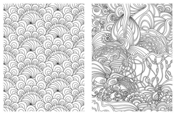 Posh Adult Coloring Book: Soothing Designs for Fun & Relaxation