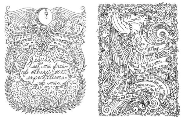 Posh Adult Coloring Book: Prayers for Inspiration & Peace