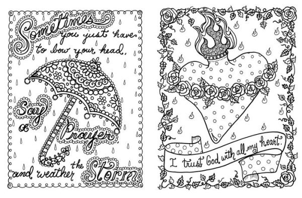 Posh Adult Coloring Book: Prayers for Inspiration & Peace