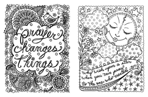 Posh Adult Coloring Book: Prayers for Inspiration & Peace