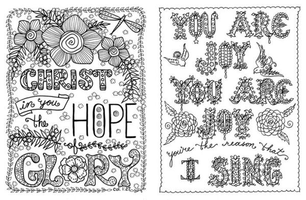 Posh Adult Coloring Book: Hymnspirations for Joy & Praise