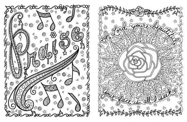 Posh Adult Coloring Book: Hymnspirations for Joy & Praise