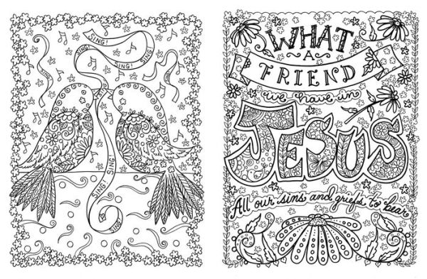 Posh Adult Coloring Book: Hymnspirations for Joy & Praise