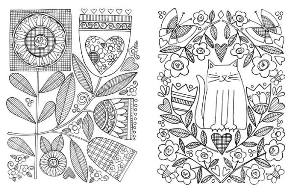 Posh Adult Coloring Book Inspired Garden: Soothing Designs for Fun & Relaxation