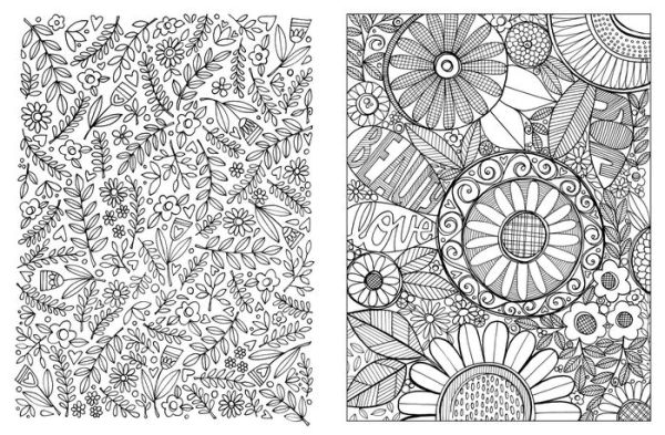 Posh Adult Coloring Book Inspired Garden: Soothing Designs for Fun & Relaxation