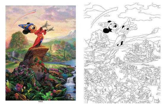 Disney Mystery Colouring Book - Kids and Adult Coloring Pages