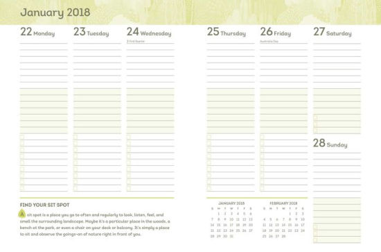weekly planning calendar