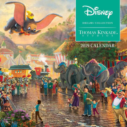 Thomas Kinkade Studios Disney Dreams Collection 2019 Mini Wall Calendar