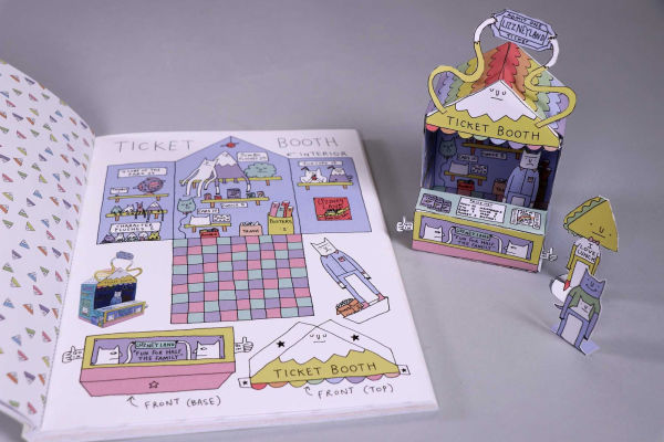 Build Your Own Theme Park: A Paper Cut-Out Book