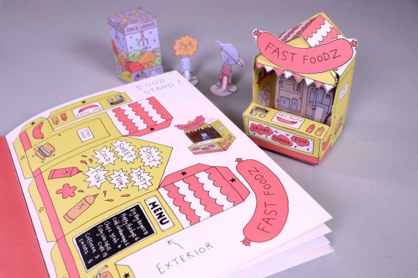 Build Your Own Theme Park: A Paper Cut-Out Book