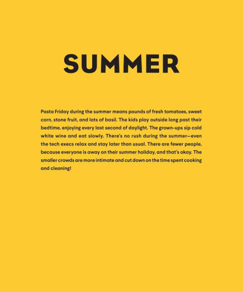 The Pasta Friday Cookbook: Let's Eat Together