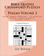 Bible Quotes Crossword Puzzles: Psalms