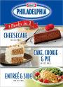 Kraft Philadelphia 3 Books in 1: Cheesecake; Cake, Cookie and Pie; Entree and Side