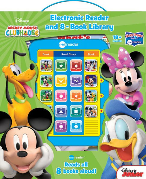 Disney Mickey Mouse Clubhouse Electronic Story Reader and 8-Book Library: Me Reader Reads All 8 Books Aloud!