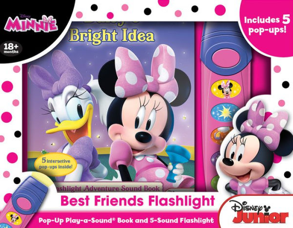 Disney Minnie Best Friends Flashlight: Pop-Up Play-a-Sound Book and 5-Sound Flashlight