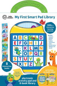 Title: Baby Einstein My First Smart Pad Library: Electronic Activity Pad and 8-Book Library; 100s of Interactive Learning Activities! Teaches: Alphabet, Spelling, Shapes, Musical Instruments, Colors, Animal - names, habitats, and sounds, Author: Editors of Phoenix International