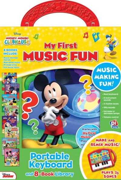 Disney Mickey Mouse Clubhouse My First Music Fun: Portable Keyboard and 8-Book Library; Music Making Fun!