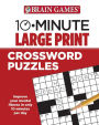 Brain Games 10 Minute Large Print Crossword