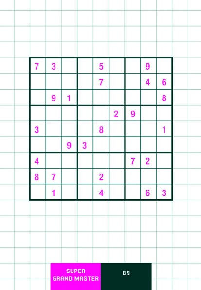 Sudoku 3: Extreme to Grand Master