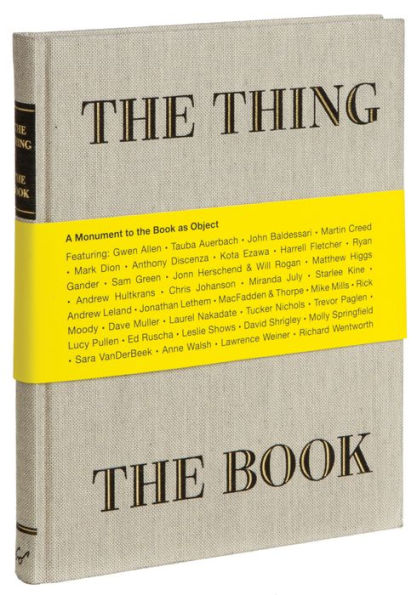 The Thing The Book: A Monument to the Book as Object