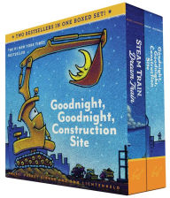 Goodnight, Goodnight, Construction Site and Steam Train, Dream Train Board Books Boxed Set