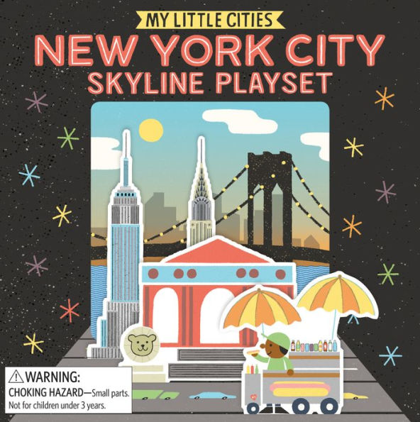 My Little Cities: New York City Skyline Playset: (Travel Books for Toddlers, City Board Books)