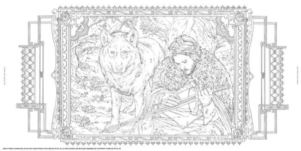 HBO's Game of Thrones Coloring Book: (Game of Thrones Accessories, Game of Thrones Party Gifts, GOT Gifts for Women and Men)