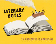 Title: Literary Notes (Gift for Book Lovers, Cards for Bibliophiles, Notecards with Book Art): 20 Notecards & Envelopes