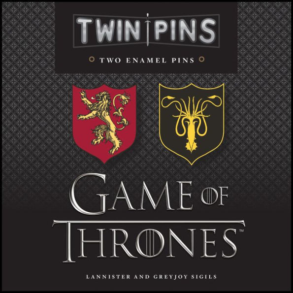 Game Of Thrones Twin Pins: Lannister And Greyjoy Sigils: Two Enamel ...