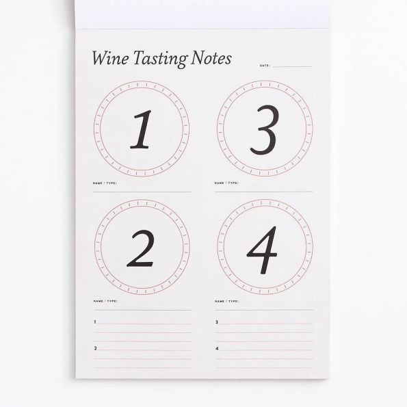 Wine Tasting Notes: 30 tear-out sheets for your next get-together (Stocking Stuffer, Wine Drinker's Gift, Hostess Gift)