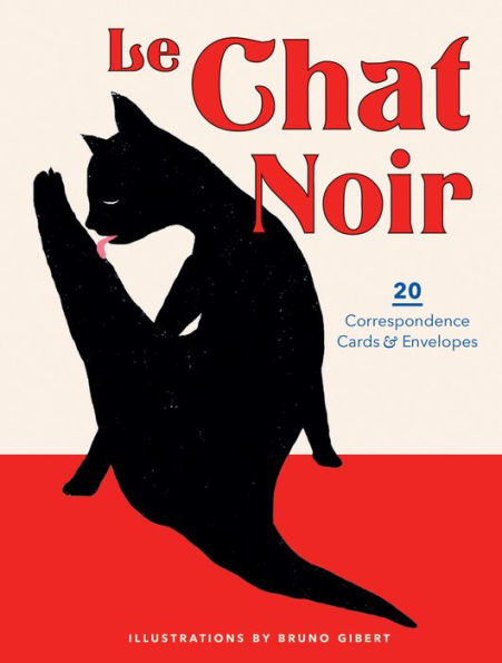 Le Chat Noir: 20 Correspondence Cards & Envelopes (Cat Cards, Cat Stationary, Gifts for Cat Lovers)