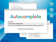 Title: Autocomplete: The Book, Author: Justin Hook