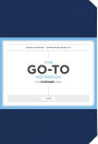 Go-To Notebook with Mohawk Paper, Midnight Blue Lined: (Lined Notebooks, Notebook with Lines, Blue Notebook)