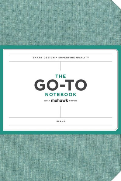 Go-To Notebook with Mohawk Paper, Sage Blue Blank: (Blank Notebook, Simple Notebook, Basic Notebook)